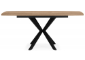 Деревянный стол Палу 130(170)х80 дуб веллингтон / черный