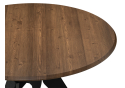 Деревянный стол Рикла 100х76 орех кантри / черный