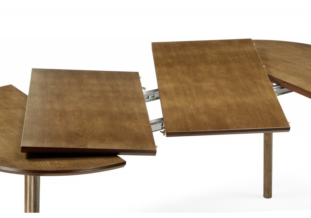 Деревянный стол Турин 80 (160) х 80 орех