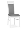 Деревянный стул Амиата серый / белый