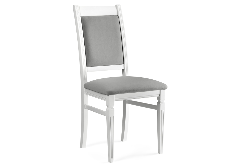 Деревянный стул Арнол серый / белый