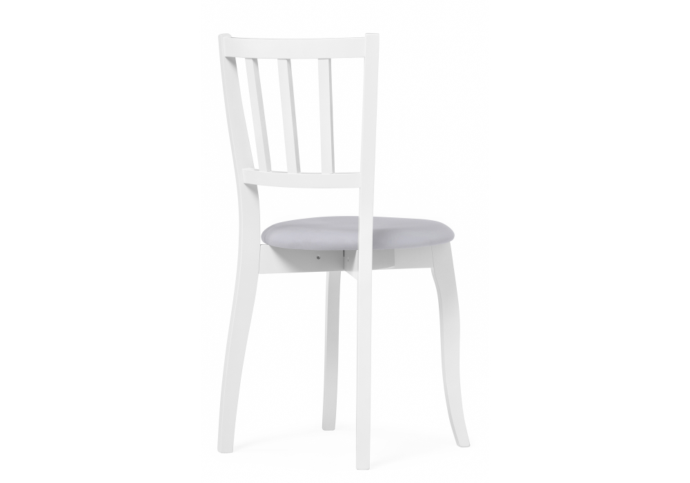 Деревянный стул Айра серый / белый