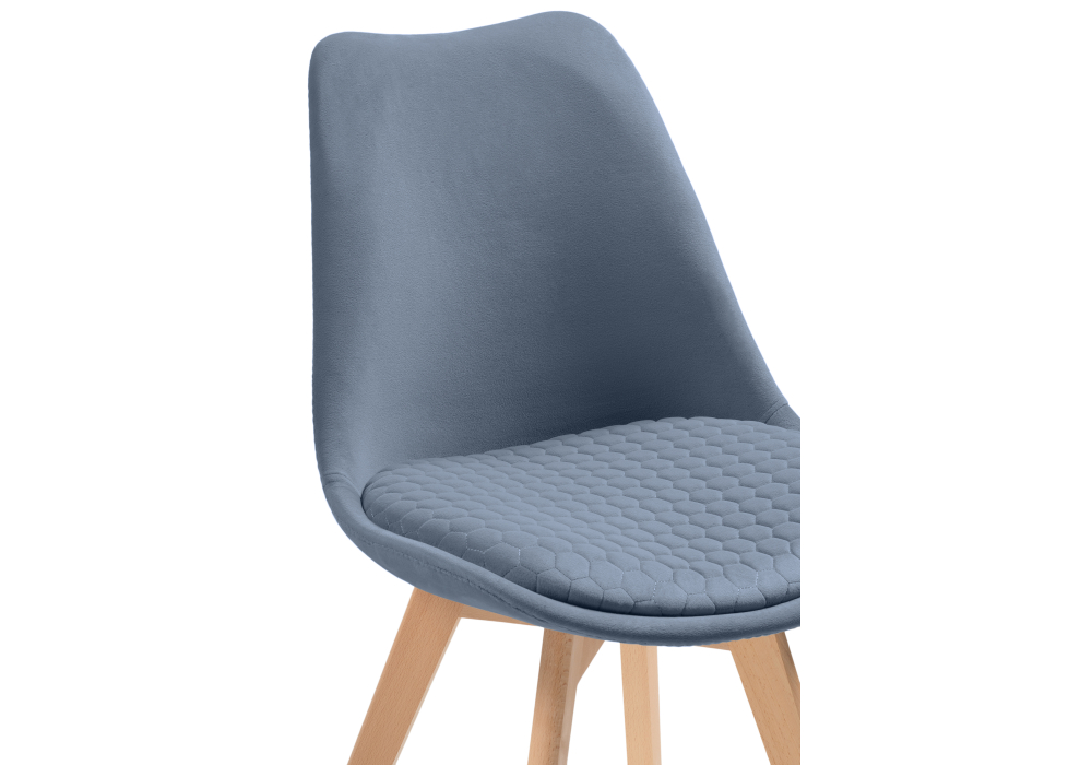 Деревянный стул Bonuss blue / wood