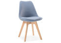 Деревянный стул Bonuss blue / wood