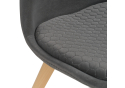 Деревянный стул Bonuss dark gray / wood