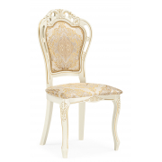 Деревянный стул Bronte молочный / патина