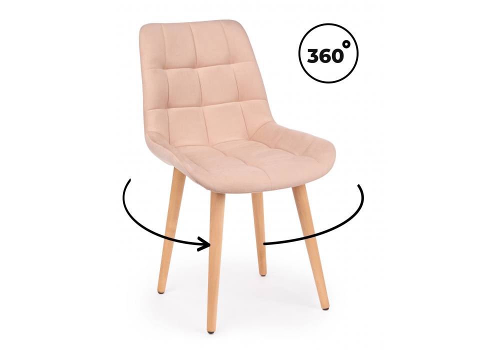 Деревянный стул Челси 360 бежевый (zd 210) / светлое дерево