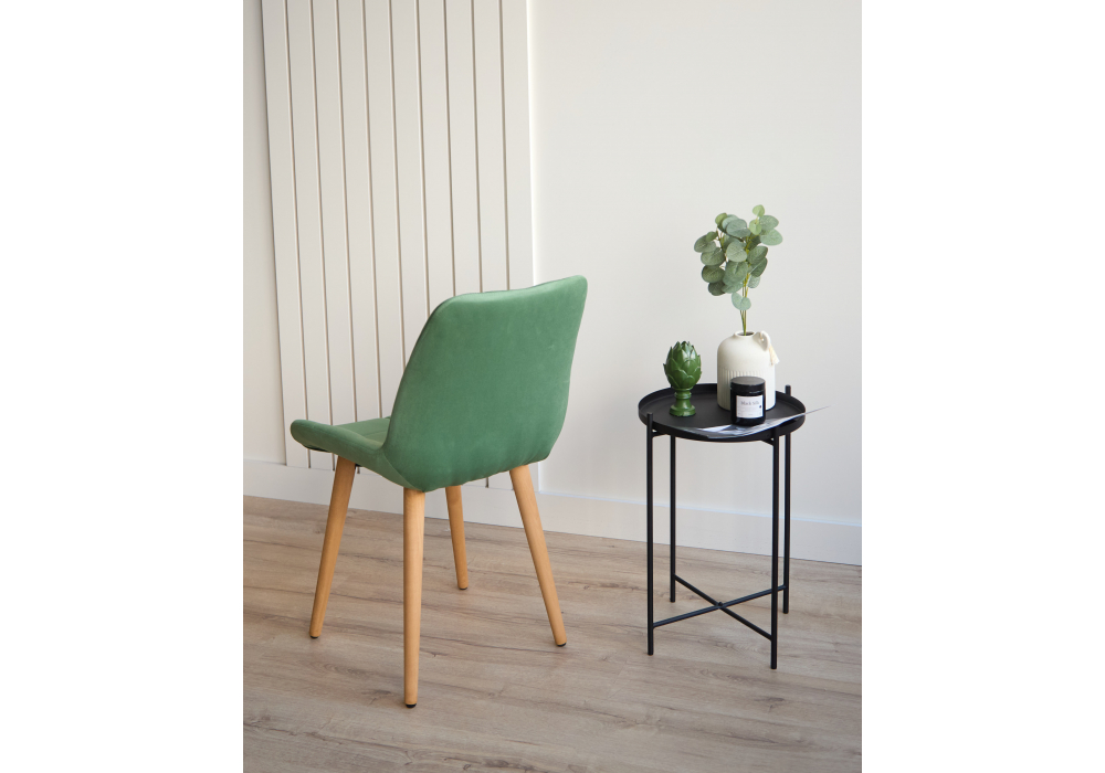 Деревянный стул Челси 360 фисташковый (zd 651) / светлое дерево