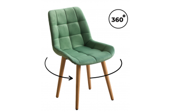 Деревянный стул Челси 360 фисташковый (zd 651) / светлое дерево