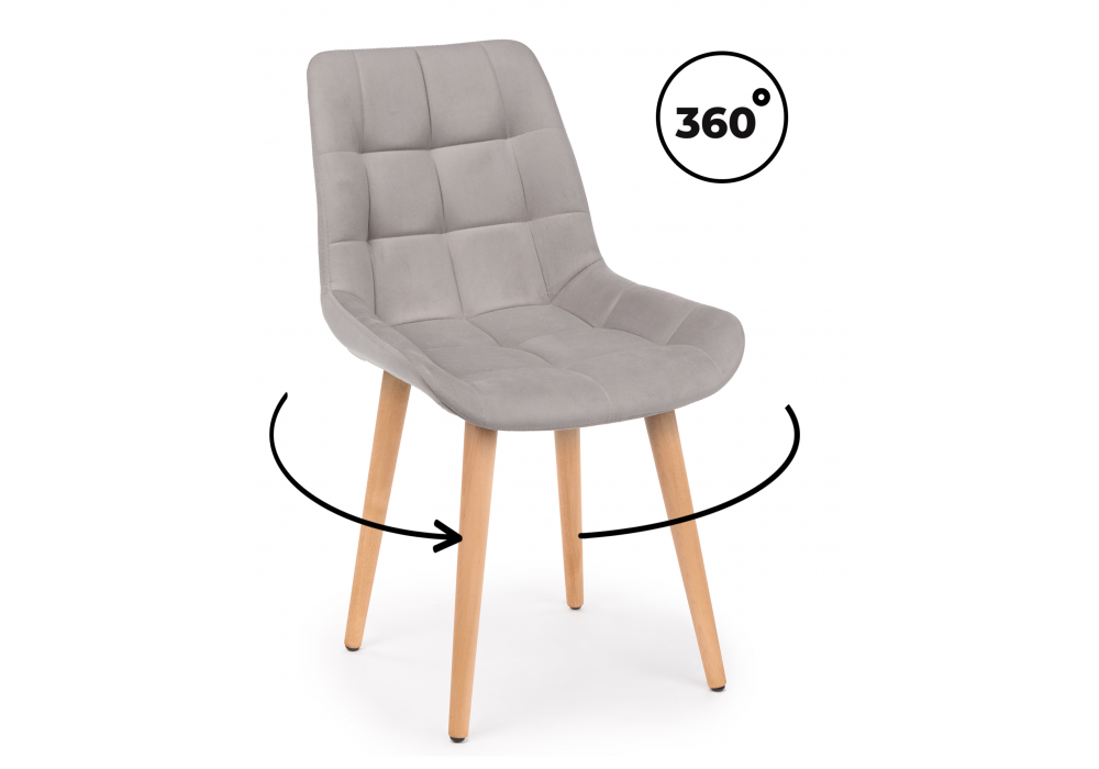 Деревянный стул Челси 360 латте (zd 290) / светлое дерево