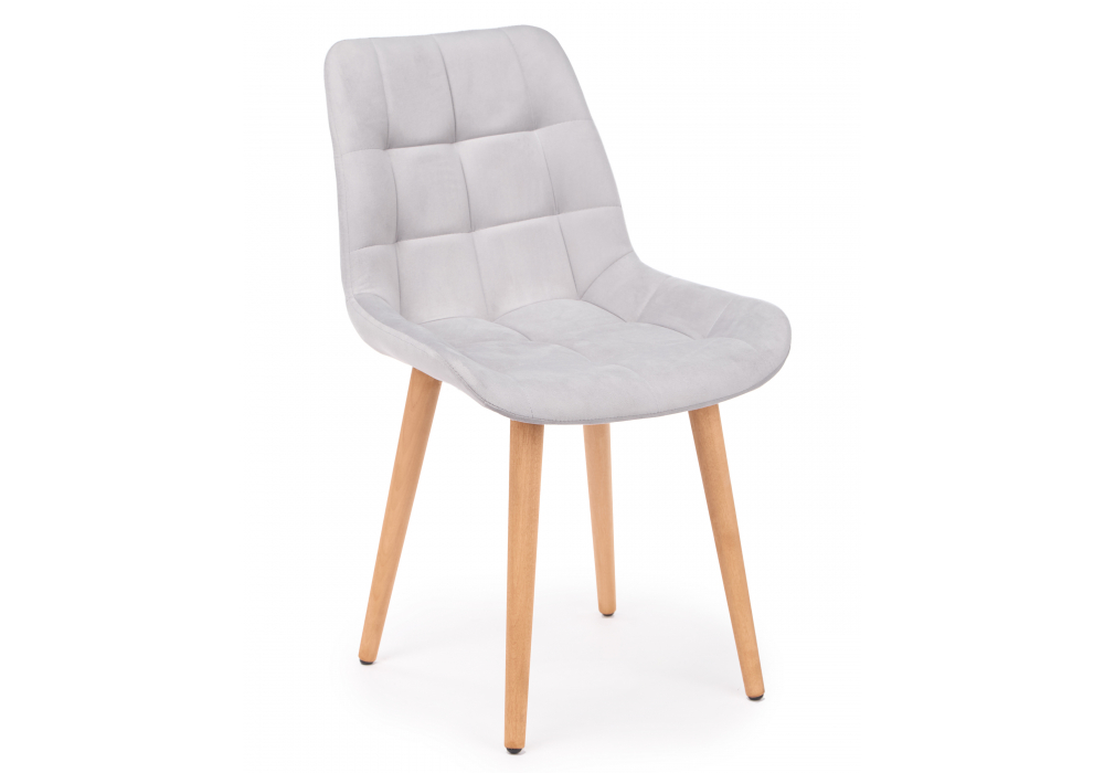 Деревянный стул Челси 360 светло-серый (zd 960) / светлое дерево