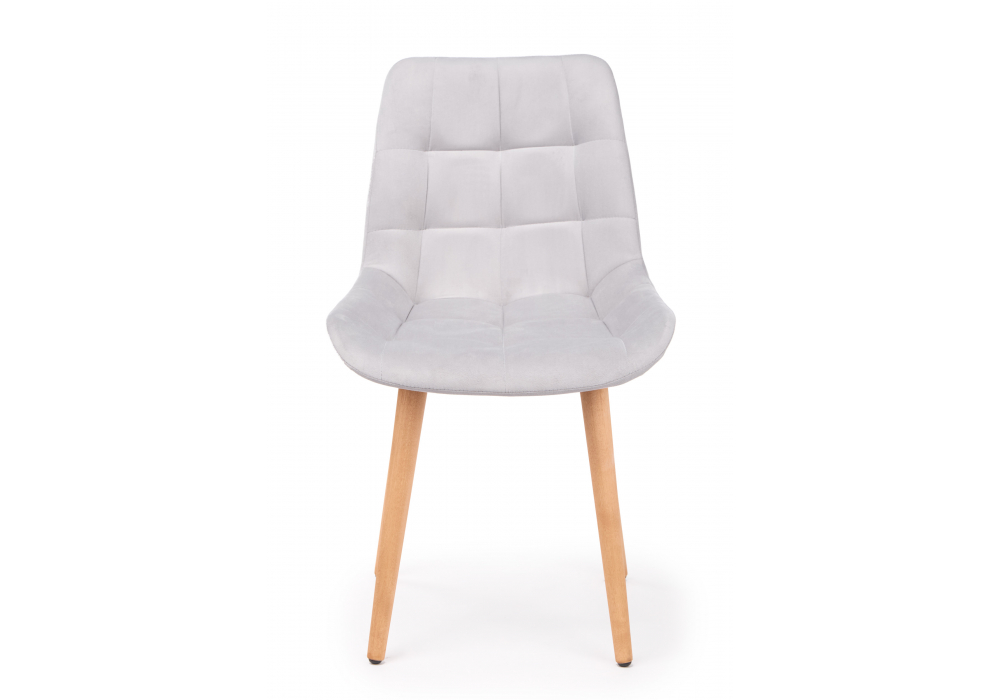 Деревянный стул Челси 360 светло-серый (zd 960) / светлое дерево