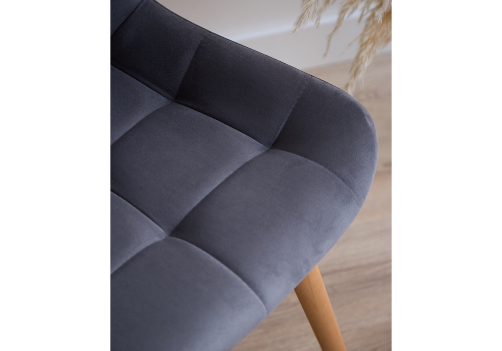 Деревянный стул Челси 360 темно-серый (zd 995) / светлое дерево