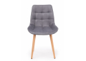 Деревянный стул Челси 360 темно-серый (zd 995) / светлое дерево