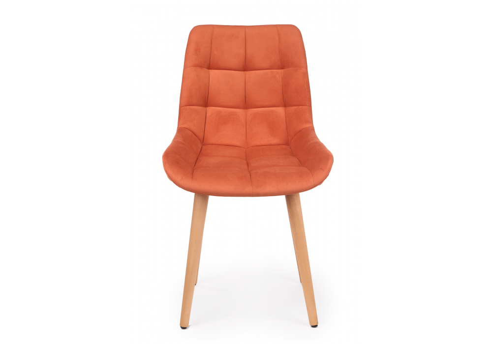 Деревянный стул Челси 360 терракотовый (zd 432) / светлое дерево