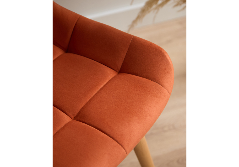 Деревянный стул Челси 360 терракотовый (zd 432) / светлое дерево