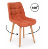 Деревянный стул Челси 360 терракотовый (zd 432) / светлое дерево