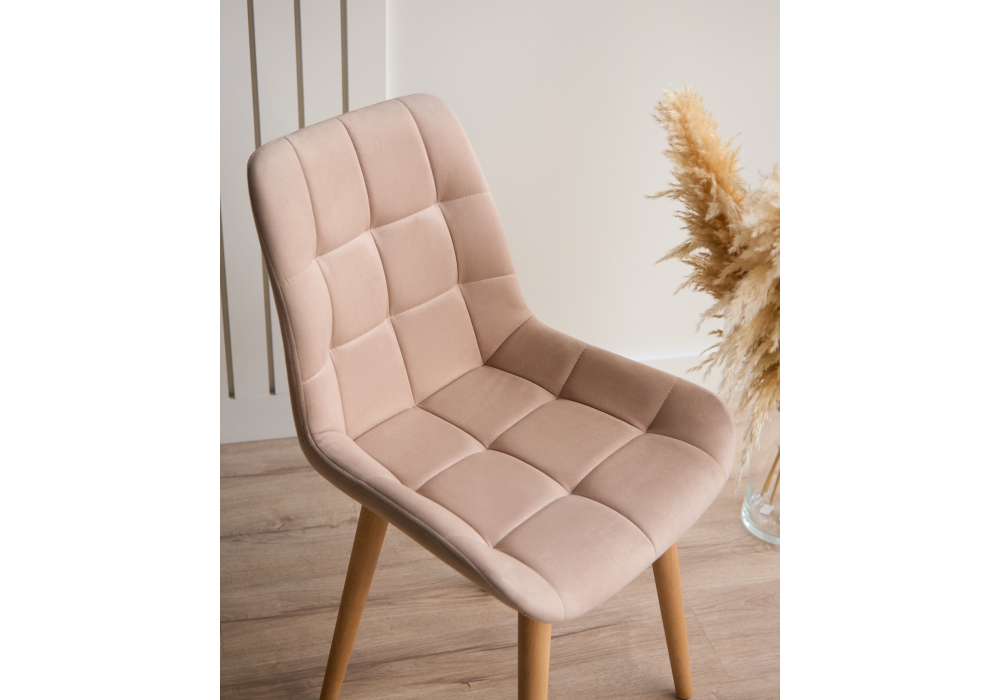 Деревянный стул Челси бежевый (zd 210) / светлое дерево