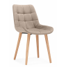 Деревянный стул Челси бежевый (zd 210) / светлое дерево