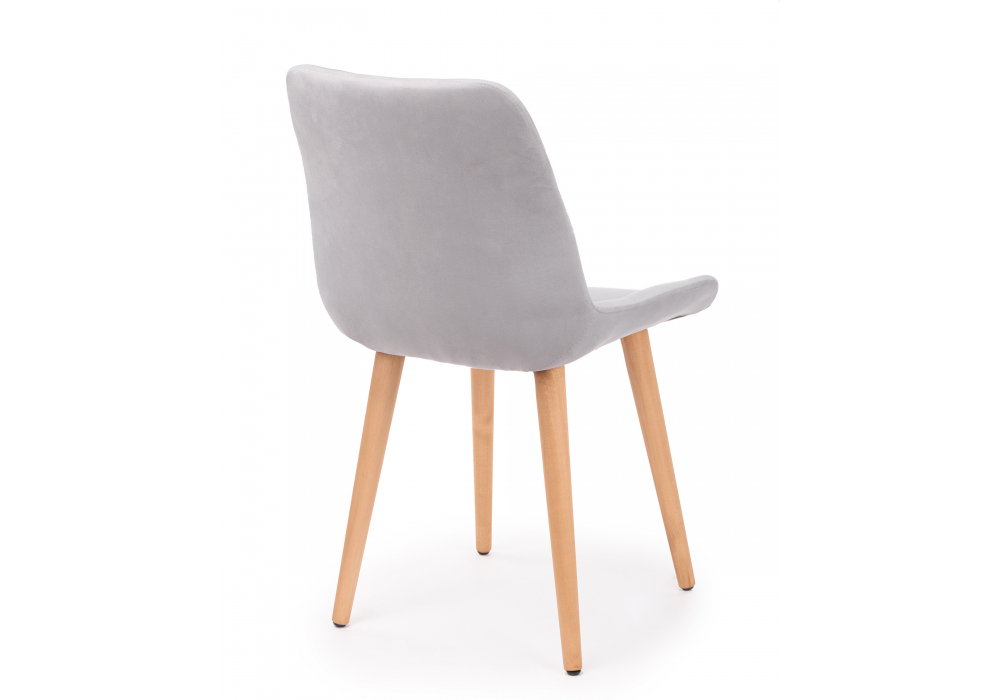 Деревянный стул Челси светло-серый (zd 960) / светлое дерево