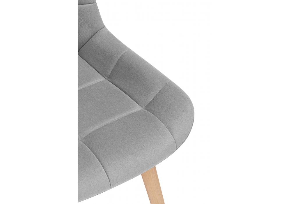 Деревянный стул Челси светло-серый (zd 960) / светлое дерево