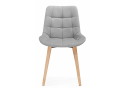 Деревянный стул Челси светло-серый (zd 960) / светлое дерево