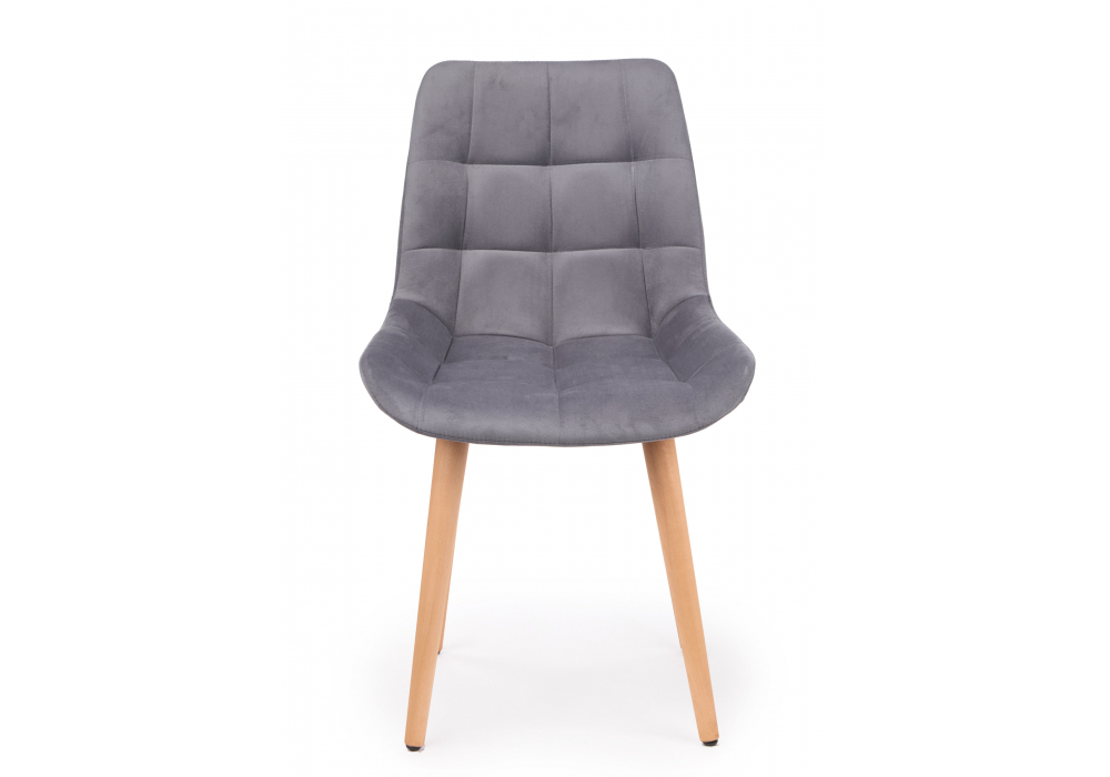 Деревянный стул Челси темно-серый (zd 995) / светлое дерево