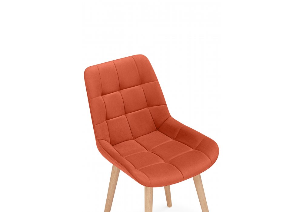 Деревянный стул Челси терракотовый (zd 432) / светлое дерево