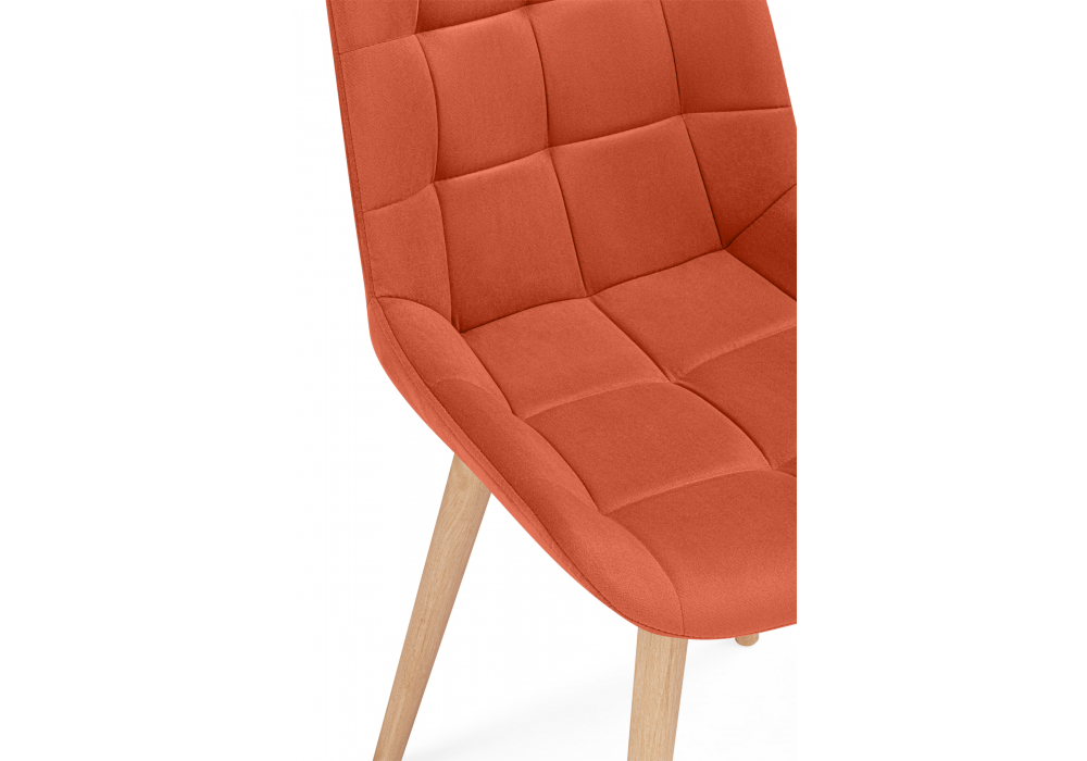 Деревянный стул Челси терракотовый (zd 432) / светлое дерево