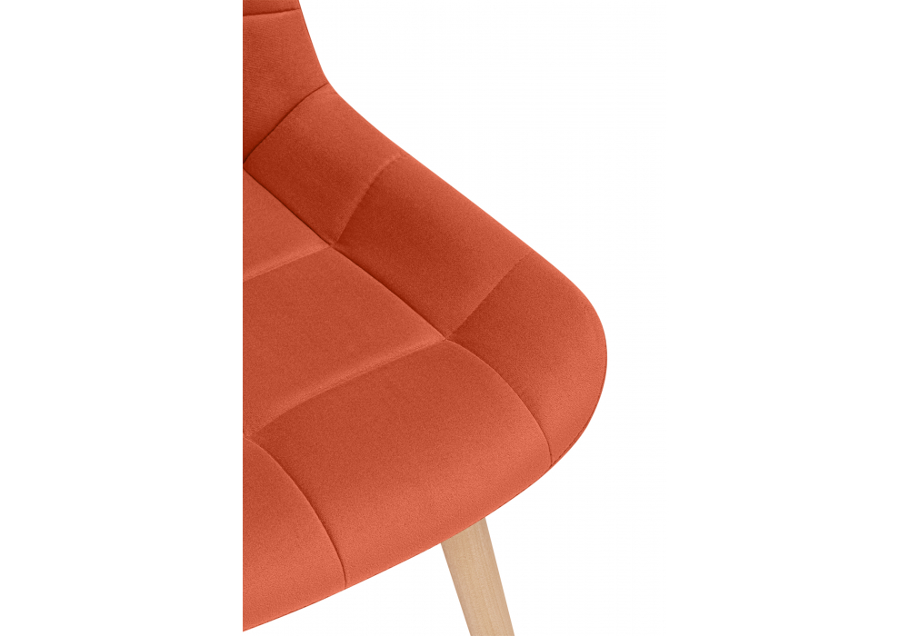 Деревянный стул Челси терракотовый (zd 432) / светлое дерево