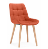 Деревянный стул Челси терракотовый (zd 432) / светлое дерево