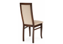 Деревянный стул Давиано велюр тедди 008 / орех темный