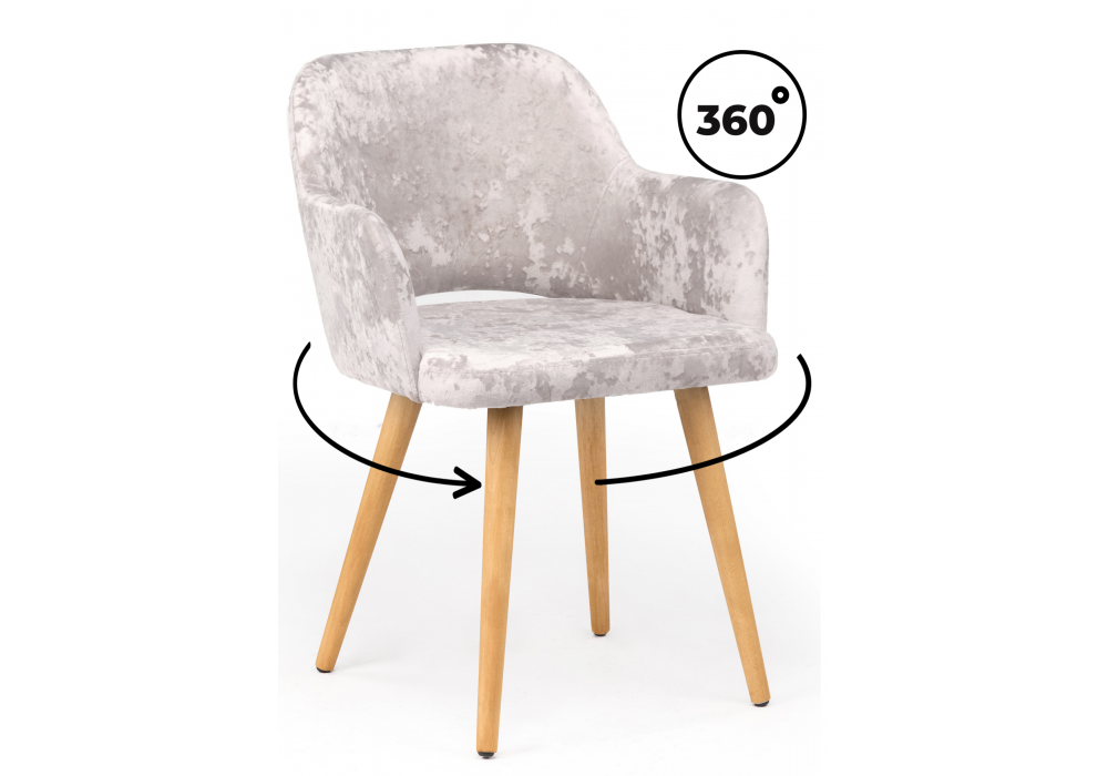 Деревянный стул Эолин 360 латте (simple 008) / светлое дерево