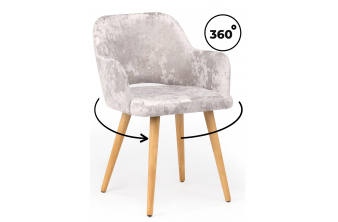 Деревянный стул Эолин 360 латте (simple 008) / светлое дерево