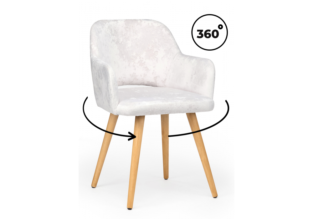 Деревянный стул Эолин 360 светло-бежевый (simple 011) / светлое дерево