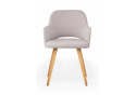 Деревянный стул Эолин светло-серый (glory 36) / светлое дерево