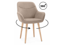 Деревянный стул Флюид 360 бежевый (zd 210) / светлое дерево