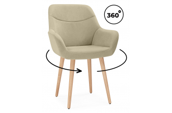 Деревянный стул Флюид 360 бежевый (zd 210) / светлое дерево