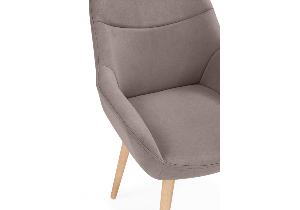 Деревянный стул Флюид 360 латте (zd 290) / светлое дерево