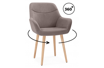 Деревянный стул Флюид 360 латте (zd 290) / светлое дерево