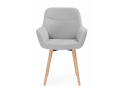 Деревянный стул Флюид 360 светло-серый (zd 960) / светлое дерево