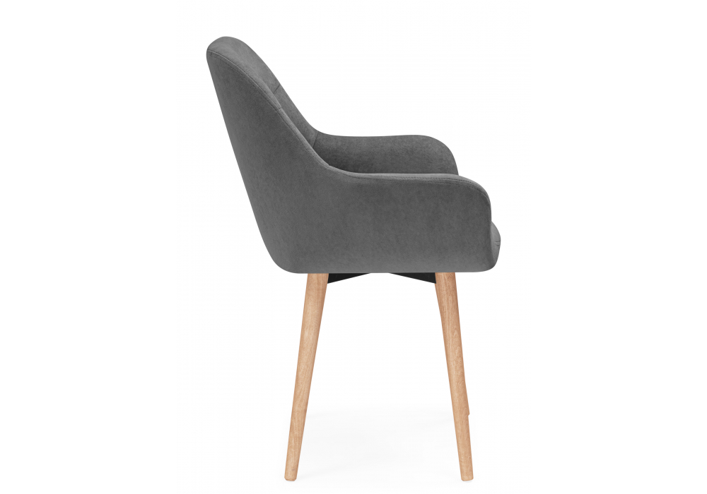 Деревянный стул Флюид 360 темно-серый (zd 995) / светлое дерево