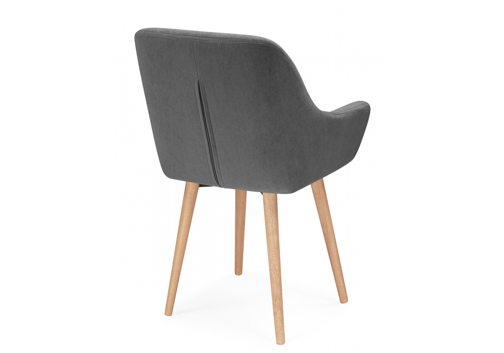 Деревянный стул Флюид 360 темно-серый (zd 995) / светлое дерево