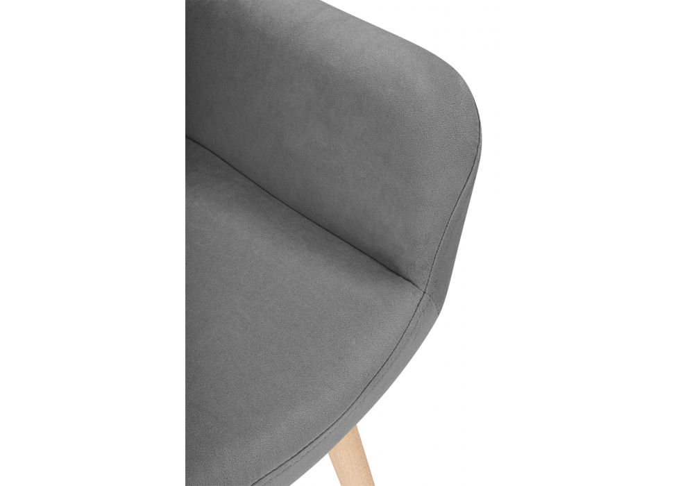 Деревянный стул Флюид 360 темно-серый (zd 995) / светлое дерево