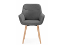 Деревянный стул Флюид 360 темно-серый (zd 995) / светлое дерево