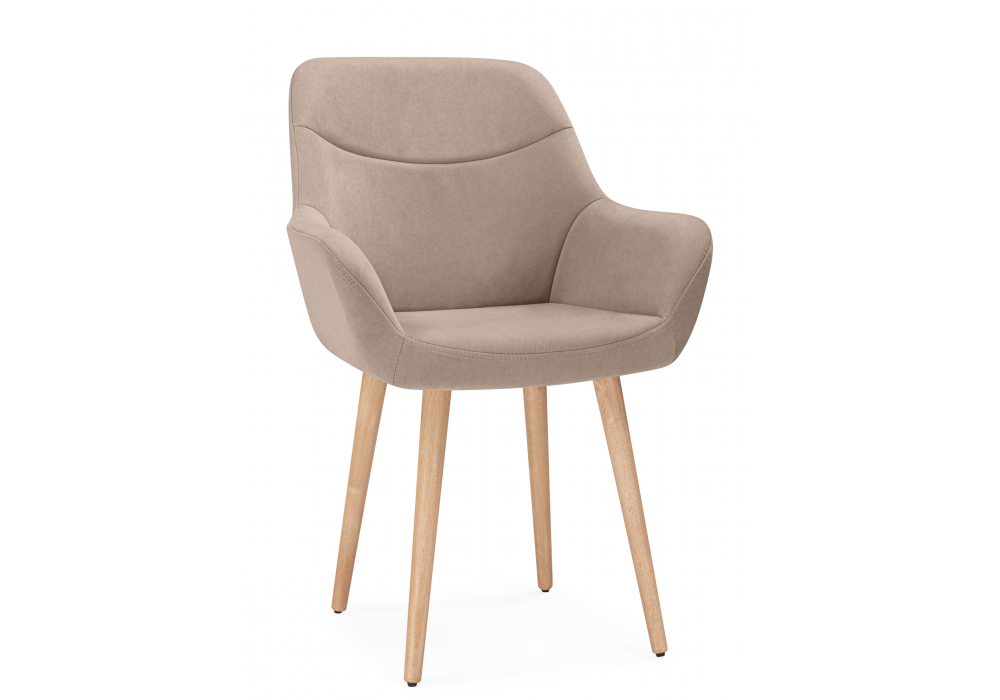 Деревянный стул Флюид бежевый (zd 210) / светлое дерево