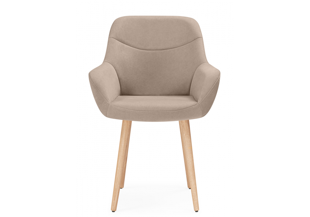 Деревянный стул Флюид бежевый (zd 210) / светлое дерево