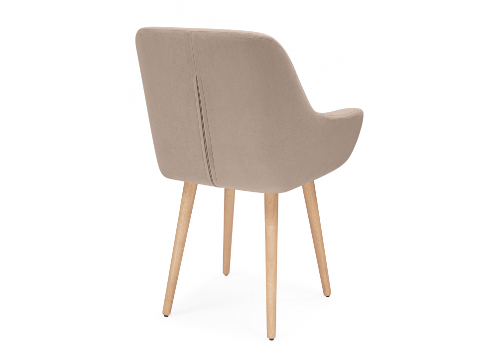 Деревянный стул Флюид бежевый (zd 210) / светлое дерево