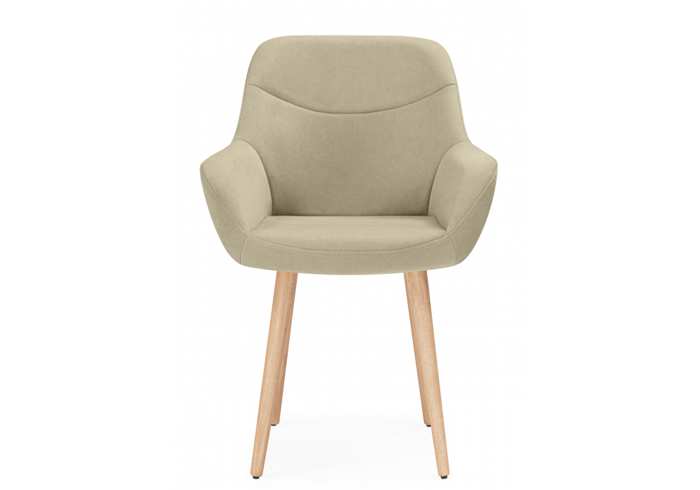 Деревянный стул Флюид бежевый (zd 210) / светлое дерево