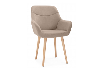 Деревянный стул Флюид бежевый (zd 210) / светлое дерево